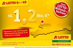 Sächsische Lotto-GmbH: Leipzig im Lottoglück: Wieder ein Millionengewinn in der Messestadt
