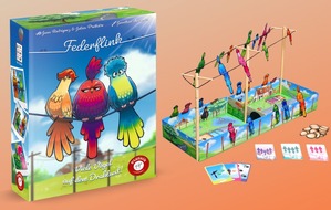 Piatnik: Federflink: Sind schon alle Vögel da? Vogelwildes Kinderspiel von Piatnik