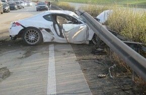 Autobahnpolizeiinspektion: API-TH: Unfall mit zwei schwer verletzten Personen auf der A9