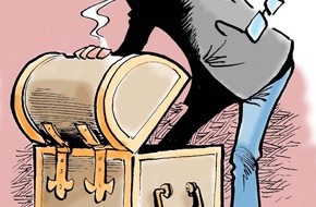 Bundesgeschäftsstelle Landesbausparkassen (LBS): Schatz im Ofen / Hauskäufer fand Geldscheine im Wert von fast 150.000 Euro (BILD)