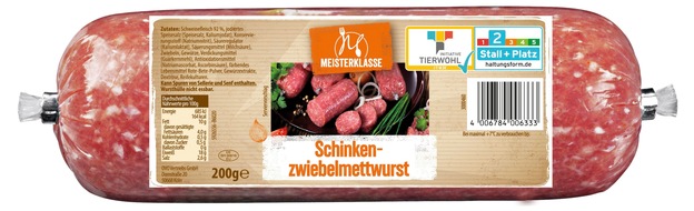 OVO Vertriebs GmbH: Ovo Vertriebs GmbH ruft "Meisterklasse Schinken-Zwiebelmettwurst 200g" zur&uuml;ck