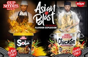 Nissin Foods GmbH: Geschmacksexplosion auf Japanisch / Nissin Foods, Erfinder der Instant-Nudeln, startet dritte Welle der "Asian Blast" Kampagne