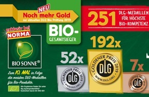 NORMA: NORMA: Zehnter Gesamtsieg in Folge und damit bester deutscher Bio-Händler 2019 / Discounter aus Nürnberg auch 2019 Bio-Gesamtsieger bei der DLG (FOTO)