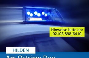 Polizei Mettmann: POL-ME: Duo schlägt auf Autofahrer ein - Polizei ermittelt - 2303058