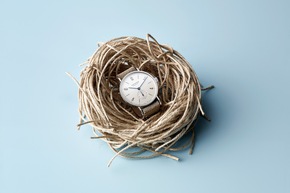 Photo du mois : un nid de Pâques non pas pâtissier mais horloger !