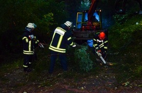 Kreisfeuerwehrverband Calw e.V.: KFV-CW: Kleiner Tornado zog durch Calwer Stadtgarten. Unwetter über Neuweiler, Bad Teinach-Zavelstein und Calw.