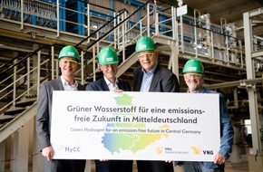 VNG AG: Medieninformation: HyCC und VNG entwickeln gemeinsam grüne Wasserstoffprojekte zur Dekarbonisierung Mitteldeutschlands