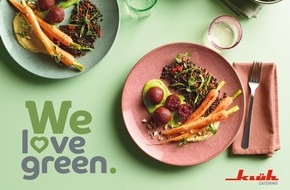 Klüh Service Management GmbH: Gesund und nachhaltig / Klüh Catering relauncht pflanzliche Menülinie zu WE LOVE GREEN