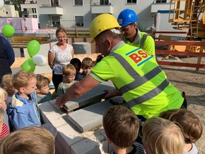 Grundstein für neuen FRÖBEL-Kindergarten Seewinkel in Treptow-Köpenick gelegt