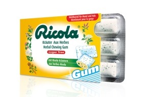 Ricola Group AG: Nouveau: Ricola Chewing-Gum