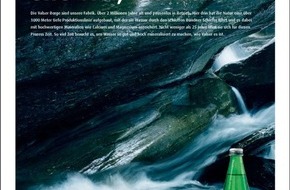 Valser Mineralquellen: Valser: Der Star der neuen Kampagne ist zwei Millionen Jahre alt