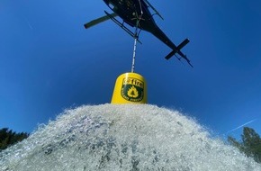 @fire Internationaler Katastrophenschutz Deutschland e.V.: Waldbrandübung mit Handcrew und Löschhubschrauber im Schwarzwald