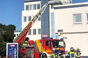 Feuerwehr Wetter (Ruhr): FW-EN: Zugübung für den Löschzug II bei der Firma ABUS