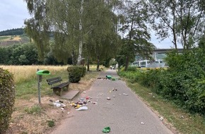 Polizeidirektion Trier: POL-PDTR: Vandalismus am Radweg Schiffsanlegestelle