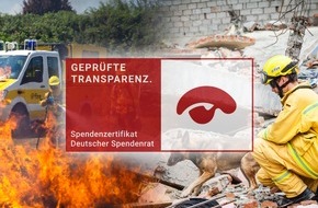 @fire Internationaler Katastrophenschutz Deutschland e.V.: Deutscher Spendenrat erteilt @fire Spendenzertifikat für weitere drei Jahre