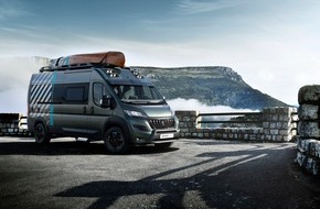 Peugeot Deutschland GmbH: PEUGEOT Boxer 4x4 CONCEPT: die neue Studie für Outdoor-Fans