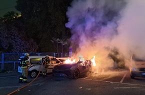 Feuerwehr Stuttgart: FW Stuttgart: PKW-Brand am Hauptbahnhof