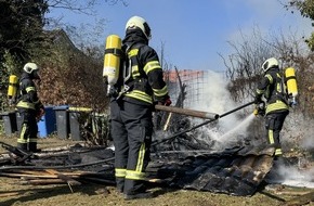 Freiwillige Feuerwehr Aurich: FW-AUR: Feuer im Garten