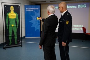 POL-FR: Breiter Praxischeck für den Taser bei der Polizei Baden-Württemberg