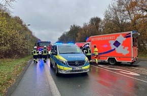 Feuerwehr Sprockhövel: FW-EN: Verkehrsunfall mit zwei verletzten Personen