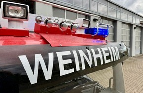 Feuerwehr Weinheim: FW Weinheim: "G&uuml;nstiger, effizienter und sicherer"