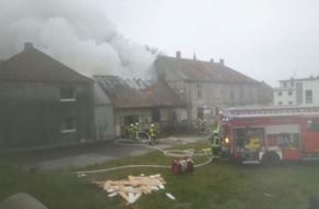 Polizeiinspektion Celle: POL-CE: Leerstehendes Haus gerät in Brand