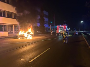 KFV Sigmaringen: Fahrzeugbrand