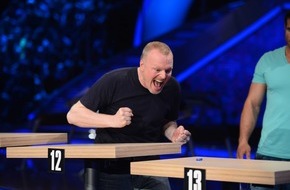 ProSieben: Stark, stärker, Raab: 20,2 Prozent Marktanteil für "Schlag den Raab" / Stefan Raab schlägt Muskelpaket André (BILD)