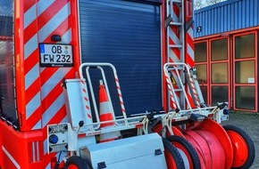 Feuerwehr Oberhausen: FW-OB: Update: Erhöhtes Einsatzaufkommen bei der Oberhausener Feuerwehr durch Sturmtief "Ignatz"