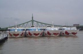A-ROSA Flussschiff GmbH: Saisonstart am 03. März 2008 der vier A-ROSA Flusskreuzfahrtschiffe auf der Donau