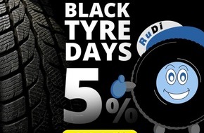 Delticom AG: Black Tyre Days 2020: Hier sehen Kunden definitiv nicht schwarz - ReifenDirekt.de schenkt fünf Prozent