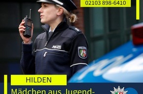Polizei Mettmann: POL-ME: &Ouml;ffentlichkeitsfahndung: Zwei M&auml;dchen aus Jugendeinrichtung abg&auml;ngig - 2609082