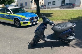 Polizeidirektion Neustadt/Weinstraße: POL-PDNW: (Meckenheim) Rollerfahrer mit mehr als 100 km/h unterwegs