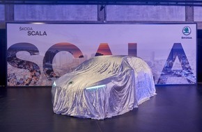 Skoda Auto Deutschland GmbH: SKODA SCALA: Kompaktmodell feiert Weltpremiere in Tel Aviv (FOTO)