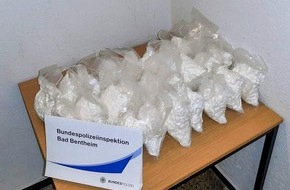Bundespolizeiinspektion Bad Bentheim: BPOL-BadBentheim: 26 Kilo Amphetamin im Wert von rund 850.000 Euro beschlagnahmt