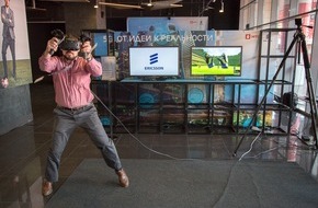 Ericsson GmbH: Intelligente Mobilfunknetze ermöglichen mobiles Virtual-Reality-Erlebnis (FOTO)