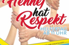 Freiwillige Feuerwehr Hennef: FW Hennef: Aktionstag "Hennef hat Respekt - Der Helfertag"