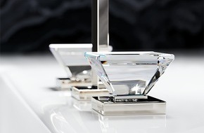JÖRGER Armaturen- und Accessoiresfabrik GmbH: Design für die Sinne: Jörger begrüßt das neue Jahr mit „Empire Royal Crystal“