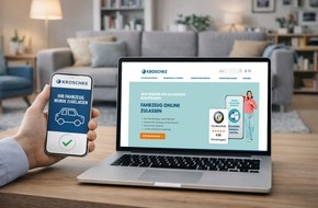Kroschke: Hervorragend bewertet / Kroschke Webshop macht Fahrzeugzulassung einfach, digital und sicher