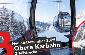 Tiroler Zugspitz Arena: Tiroler Zugspitz Arena präsentiert ihre wichtigsten Winterneuheiten / Neue 10er-Gondelbahn und innovative Familienhighlights