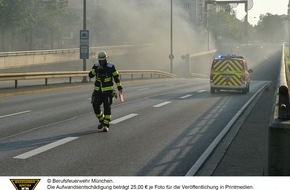 Feuerwehr München: FW-M: Auto brennt im Brudermühltunnel (Sendling)