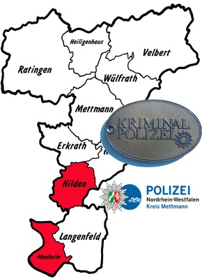 POL-ME: Einbrüche aus dem Kreisgebiet - Hilden / Monheim - 2009105