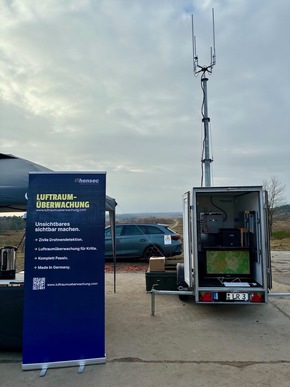 hensec demonstriert Luftraum&uuml;berwachungssystem auf Europas gr&ouml;&szlig;tem Truppen&uuml;bungsplatz