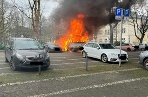 Feuerwehr Oberhausen: FW-OB: Vater bringt sich und zwei Kleinkinder im letzten Moment in Sicherheit