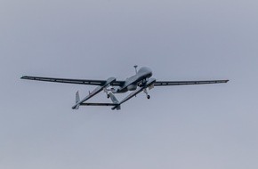 Territoriales Führungskommando der Bundeswehr: German Heron TP Drohne der Luftwaffe bei NATO-Aktivität Baltic Sentry im Ersteinsatz