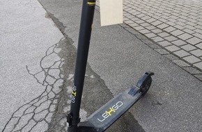 Polizei Korbach: POL-KB: Korbach: E-Scooter sichergestellt - Polizei sucht Eigentümer