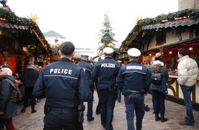 Polizeipräsidium Trier: POL-PPTR: Internationale Polizeistreife am Trierer Weihnachtsmarkt