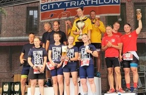 Feuerwehr Witten: FW Witten: Feuerwehrsport: BF Witten dritte der Landesmeisterschaft Triatlon