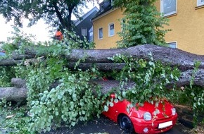 Feuerwehr Dortmund: FW-DO: Dortmund 11.08.2020 Lokales Unwetter über dem Süden Dortmunds