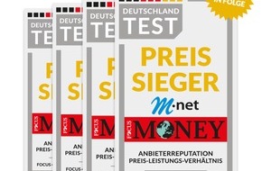 M-net Telekommunikations GmbH: M-net ist Preis-Sieger 2023 im deutschen Telekommunikationsmarkt